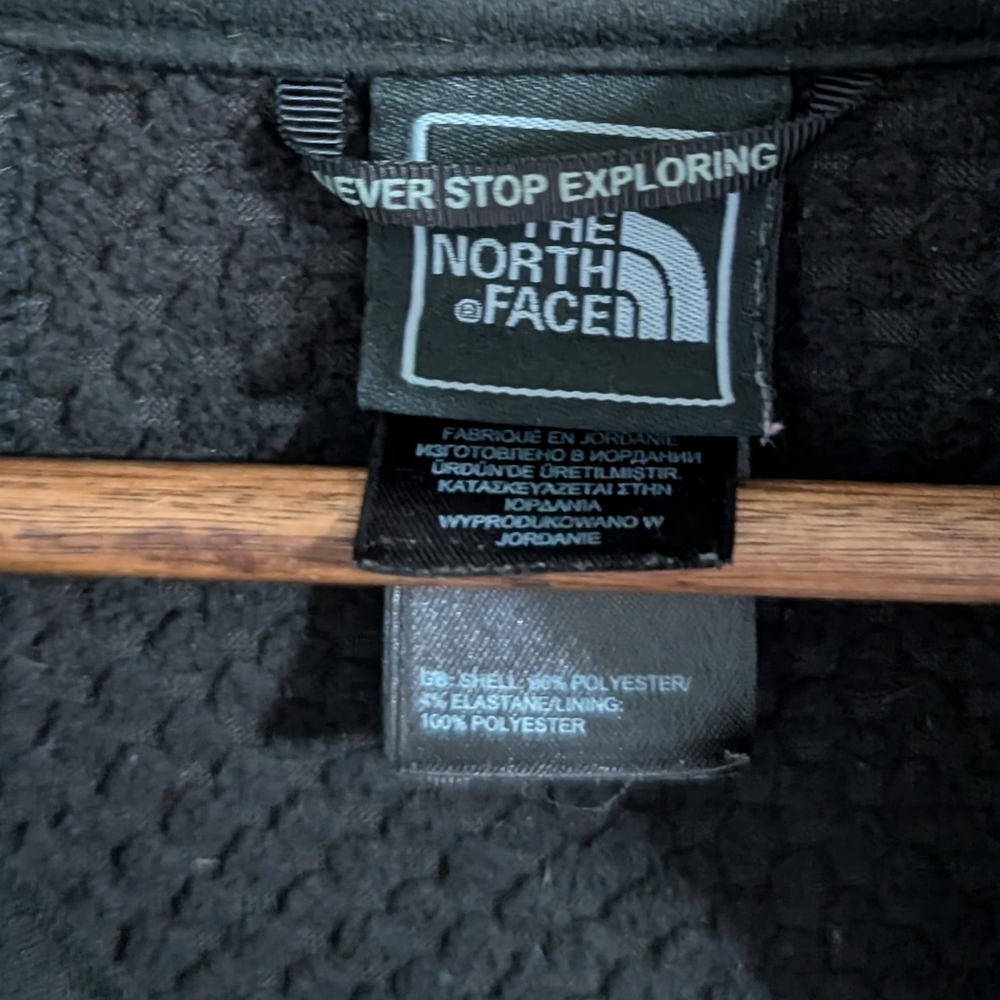 The North Face Mens Jacket Black Full Zip Coat Size Large - Picture 3 of 5